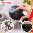 Klausberg, czajnik elektryczny, szklany, LED, 1,2l, KB-9003
