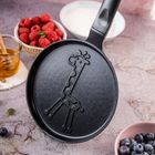 Klausberg, patelnia do naleśników z żyrafą, 18 cm, kb-7975