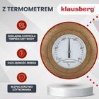 Klausberg, Retro, czajnik elektryczny, z termometrem, 1,7l, kb-9006