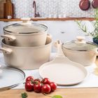 Klausberg, zestaw garnków marmurkowych, 7 elementów, kb-7963