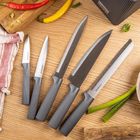 Klausberg, zestaw noży w bloku akacjowym, kb-7982