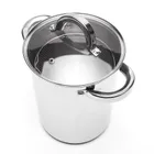 Könighoffer, wysoki garnek z sitkiem, indukcja, 4l, 16-21 cm