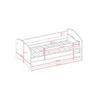 Kocot Kids, Babydreams, łóżko, białe, mapa, 80-180 cm