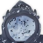 Kombinezon przejściowy chłopięcy z kapturem, granatowy, Nicol