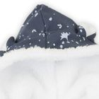 Kombinezon przejściowy chłopięcy z kapturem, ocieplany, granatowy, Cool, Nicol