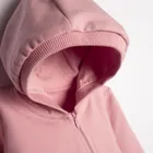 Kombinezon przejściowy dziewczęcy z kapturem, różowy, Nicol
