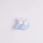 Komplet chłopięcy, Body z długim rękawem, Spodnie, Bluza rozpinana, Czapka, Buciki, niebiesko-białe, Nicol