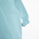 Komplet chłopięcy, Kombinezon przejściowy z kapturem, Buciki niechodki, niebieski, Nicol