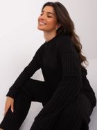 Komplet damski, czarny, Lakerta