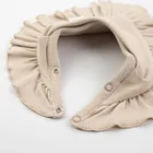 Komplet dziewczęcy, Czapka, Apaszka, beżowy, Nicol