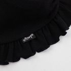 Komplet dziewczęcy, Czapka, Apaszka, czarny, Nicol