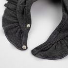 Komplet dziewczęcy, Czapka, Apaszka, grafitowy, Nicol