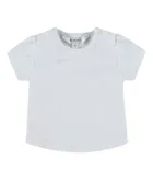 Komplet dziewczęcy, T-shirt, Rampers, biały, Kanz