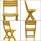 Koopman, Komodo, krzesła cateringowe, składane, plastikowe, beżowe, 4 szt.