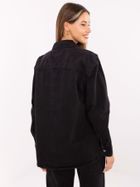 Koszula jeansowa damska z długim rękawem, czarna, Sublevel