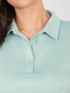 Koszulka polo damska z krótkim rękawem, zielona, Sublevel