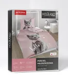 Kot, 2-częściowy komplet pościeli, 160-200 cm