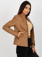 Kurtka ramoneska damska, brązowa, Factory Price