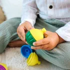 Lalaboom, Kulko-klocki sensoryczne, zestaw, 48 elementów