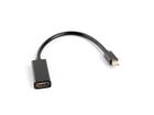 Lanberg, adapter, AD-0005-BK, Mini DisplayPort M - HDMI F, 0,20m, czarny