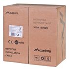 Lanberg, kabel sieciowy, LCU6-12CU-0305-S, UTP; 305m, kat. 6, szary