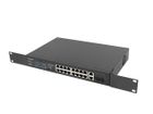 Lanberg, switch, RACK 19" 16X 100MB POE+/2X COMBO GIGABIT, 150W, NIEZARZĄDZALNY, RSFE-16P-2C-150
