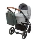 Lassig, Green Label, plecak dla mam z akcesoriami Vividal, kwadratowy, dark olive