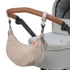 Lassig Green Label, Stretch Up Bum Bag, torba do wózka dla mam, beige