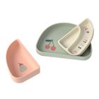 Lassig, Happy Fruit Cherry, zestaw silikonowych naczyń 3 el.