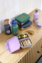 Lassig, Little Gang, lunchbox ze stali nierdzewnej, Rainbow Green