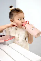 Lassig, Sunny Explorer, bidon ze stali nierdzewnej, Rose/Pink, 500 ml