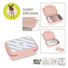 Lassig, Sunny Explorer, lunchbox ze stali nierdzewnej, Rose/Pink
