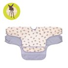 Lassig, Tiny Team, zestaw śliniaków z długim rękawem, kotek, 6m+