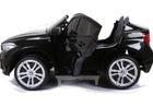 Lean Cars, BMW X6M, pojazd na akumulator, czarny lakierowany