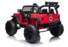 Lean Cars, Jeep, pojazd na akumulator, JC666, czerwony