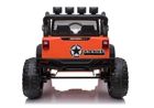 Lean Cars, Jeep, pojazd na akumulator, JC666, pomarańczowy