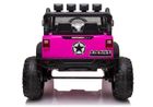 Lean Cars, Jeep, pojazd na akumulator, JC666, różowy
