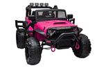 Lean Cars, Jeep, pojazd na akumulator, JC666, różowy lakierowany