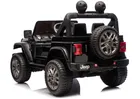 Lean Cars, Jeep Rubicon, pojazd na akumulator 4-4, DK-JWR556 4-200W 24V, czarny