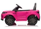 Lean Cars, Land Rover Discovery, pojazd na akumulator, DLS-K06, różowy