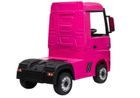 Lean Cars, Mercedes Actros, pojazd ciężarowy na akumulator, różowy