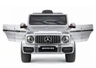 Lean Cars, Mercedes AMG G 63, pojazd na akumulator, srebrny lakierowany