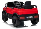 Lean Cars, Mercedes Unimog, pojazd na akumulator, HM7588 6V4Ah, czerwony