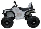 Lean Cars, quad, pojazd na akumulator, BDM0906, pompowane koła, biały