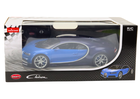 Lean Toys, Bugatti Veyron Chiron, pojazd zdalnie sterowany, niebieski, 1:14