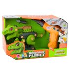 Lean Toys, dinozaur do skręcania, zielony