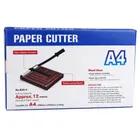 Lean Toys, gilotyna do papieru A4, metalowa, czarna