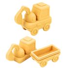 Lean Toys, gumowe pojazdy do rozłączania, zabawka do kąpieli, 4 szt.