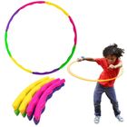 Lean Toys, hula hop z wypustkami, składany, 50 cm, 7 elementów