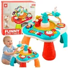 Lean Toys, interkatywny stoliczek, edukacyjny 2w1